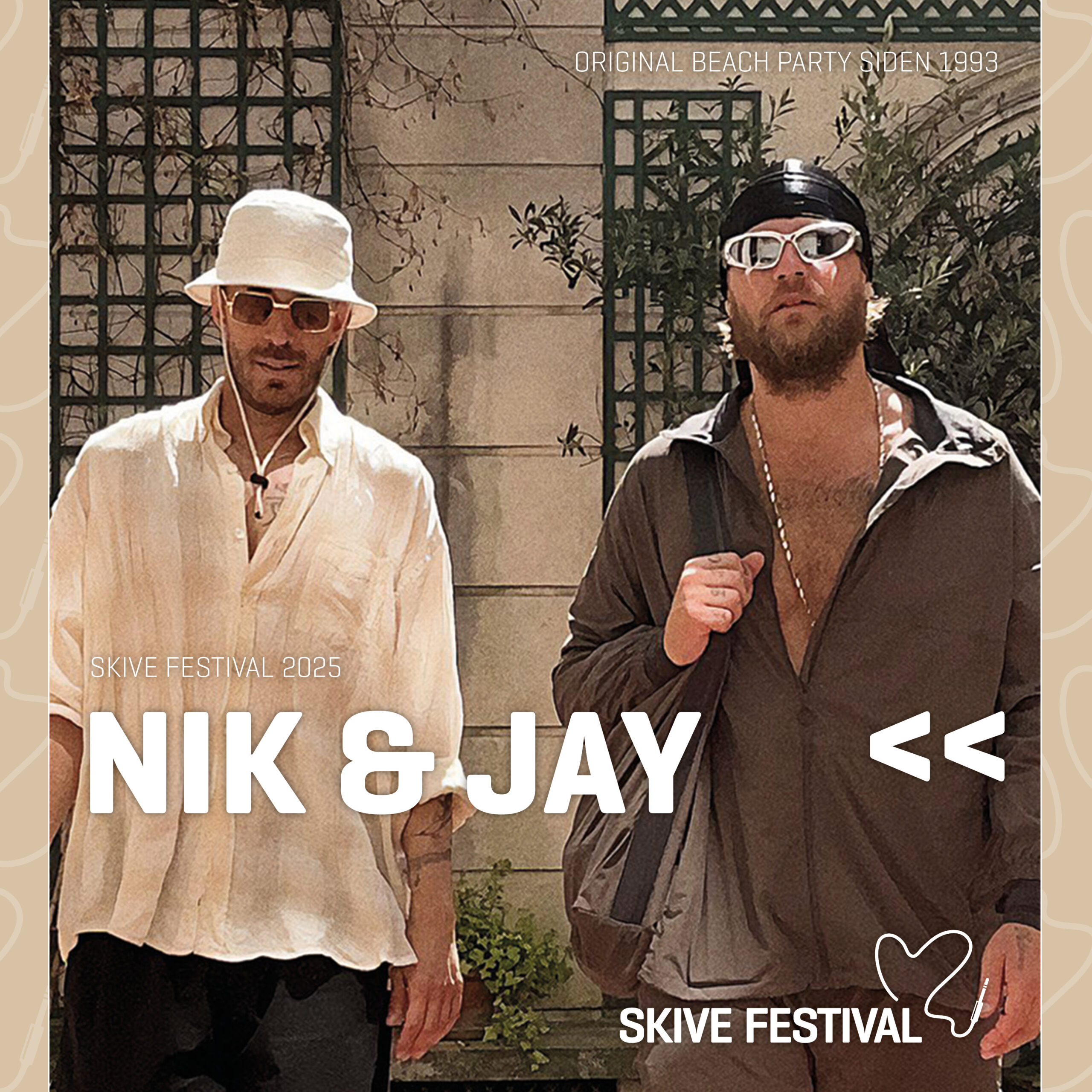 NIK & JAY ER KLAR TIL SKIVE FESTIVAL 2025